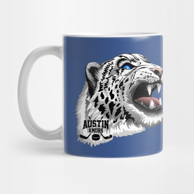 Austin Amurs Mascot Logo by Author Kristine Allen Merchandise